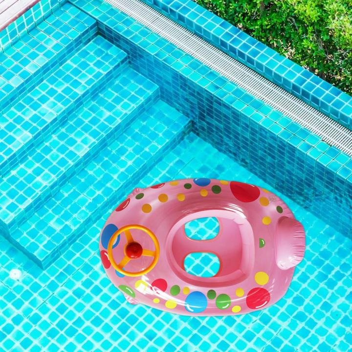 gispark-สระว่ายน้ำสำหรับเด็กลอยตัวน่ารักพร้อมที่นั่งห่วงยางสำหรับเด็กในช่วงฤดูร้อน