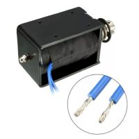 ‘；【= JF-1578B DC24V 5A 12V 8A 15Mm Stroke 5Kg 50N Force Open Frame Pull Push Electric Solenoid Electromagnet