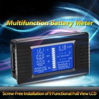 【YD】 Peacefair Battery Discharge Tester 9 1 Voltage Current Impedance Resistance Capacity Multi-Monitor 0-200V