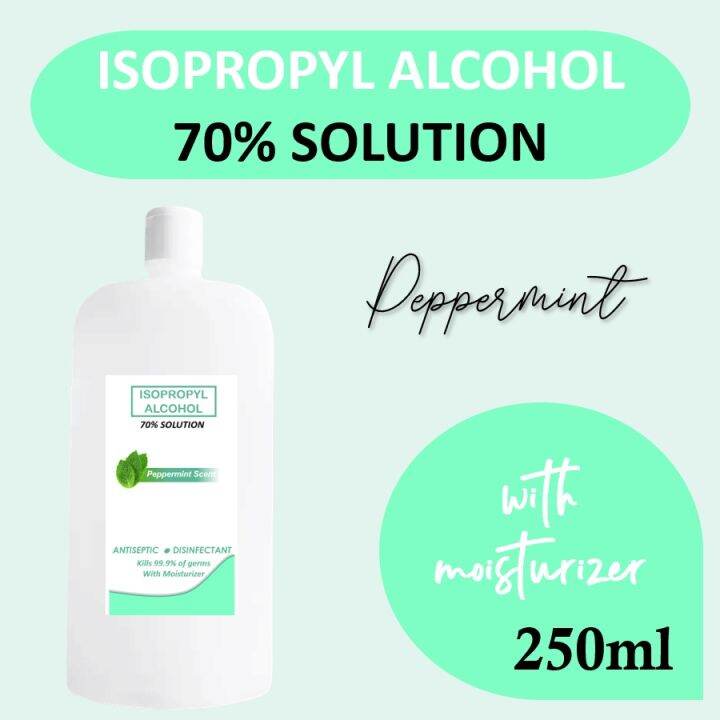 E2 Peppermint 250ml 70 Isopropyl Alcohol With Moisturizer Lazada Ph 3390