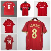 2004-05 05-06 06-07 Season Liverpool Retro Home Jersey Football Gerrard Alonso Shirts