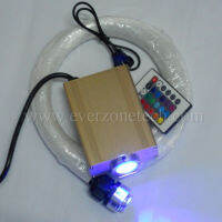 FY-1-002 200pcs 0.75mm *2M Fashion Crystals LED Decoration DIY Fiber Optic Star Ceiling Kit