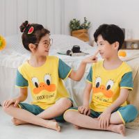 Children 2022 Baby Boys Sleepwear Sets Cotton Suits Years