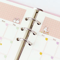 A5 A6 Loose Leaf Kawaii 45 Sheets Loose-leaf Notebook Paper Refill Spiral Binder Index Inside Page Daily Monthly Weekly Agenda