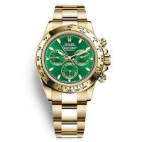 【จัดส่งฟรี】นาฬิกาrolexของแท้ Cosmograph Daytona Watch 18 ct yellow gold m116508-0013 gold Mens Watch นาฬิกาข้อมือผู้ชาย นาฬิกากลไกแบรนด์หรู 40 มม นาฬิกาผู้ชาย