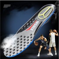 Sports Insoles For Men Women Breathable Wweat Absorption Shock Sneaker Shoes Cushion Pad Non-Slip Basketball Insoles Foot Pad