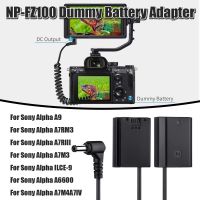 หัวต่อ DC สำหรับแบตเตอรี่เลียนแบบอะแดปเตอร์จ่ายไฟไฟฟ้า AC ทนทาน NP-FZ100สายรัดหน้าอกสำหรับติดตั้งกล้องถอดรหัสเต็มรูปแบบ