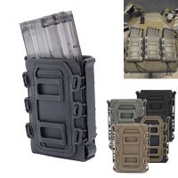 【cw】 Tactical Fast Magazine for M4 5.56/7.62/9mm Mag Release Soft TPR Hunting Paintball !