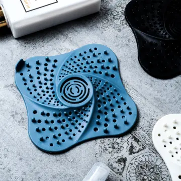 Hair Filter Sink Anti-blocking Hair Catcher Bathtub Shower Floor Hair Drain  Stopper Silicone Drain Cover Bathroom Accessories