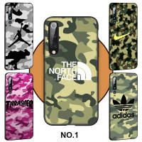 Casing หรับ OPPO A91 F15 A81 A92 A72 A52 A93 A94 Reno 2 2Z 2F 3 4 5 5K 6 4Z 6Z Lite Pro Plus A92S 3HL Army camouflage pattern Pattern Phone เคสโทรศัพท์