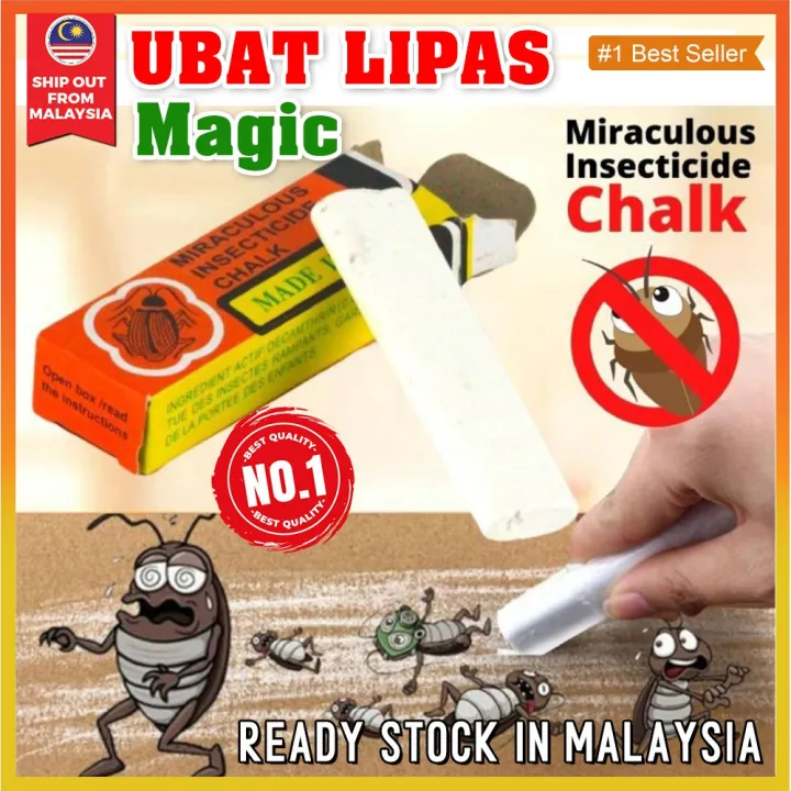 Ubat Lipas Magic Stick Ant Pen Cockroach Miraculous Insecticide Chalk Perangkap Lipas Semut Dan Serangga Kapur Lazada