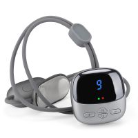 ZZOOI Hanging Cervical Spine Massager Electric Neck Massager Smart TENS+EMS Portable Hot Compress Shoulder and Neck Massager