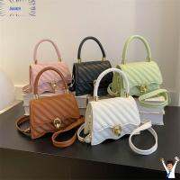 SOOTM สีอาวุโส กระเป๋าถือแบบถือ การออกแบบออกแบบ หรูหราสุดหรู กระเป๋า Crossbody แฟชั่นสำหรับผู้หญิง ความจุน้อย กระเป๋าแบบสะพายไหล่ สำหรับผู้หญิง