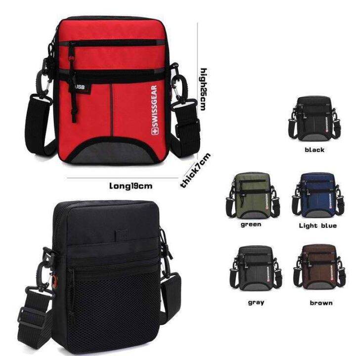 Swissgear Leisure Crossbody Bag Men's Oneshoulder Message Bag Unisex