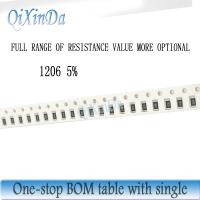 ✿ 100PCS 1206 SMD 5 Resistor 0R-10M 0.1R 0.13R 0.47R 1R 5.1R 10R 12R 30R 1K 10K 51K 75K 100K 220K 470K 750K 1M 4.7M 6.2M 9.1M