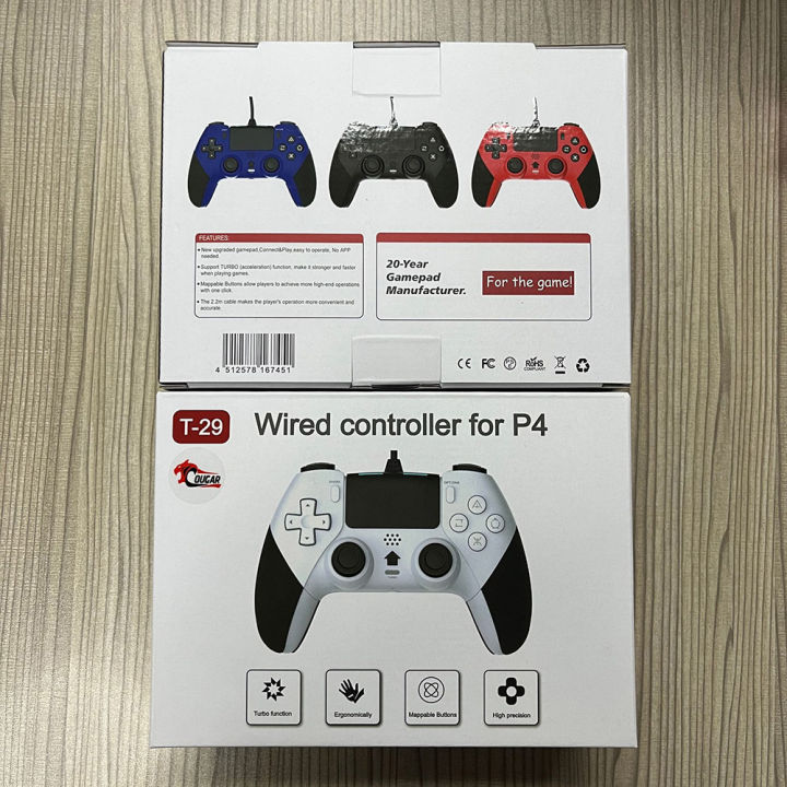 usb-wire-control-gamepad-controller-ใช้งานร่วมกับ-ps4จอยสติ๊ก-gamepads-พร้อมฟังก์ชั่นการสั่นสะเทือน6แกน