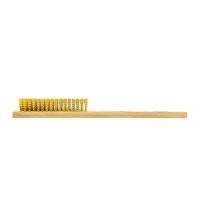 โปรโมชัน แปรงทองเหลือง ซิโน 6 แถว BRASS WIRE BRUSH SHINO 6-ROW เครื่องมืองานปูน เครื่องมือช่าง ราคาถูก เก็บเงินปลายทางได้