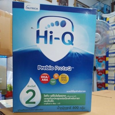 นมผงสูตร2 hi-q prebio proteq ขนาด 600g exp.09/12/2023