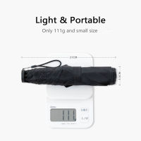 Parachase Ultra-light Folding Umbrella 111g Only Anti UV Travel Light Sun Umbrella Windproof Carbon Fiber Portable Parasol 6K