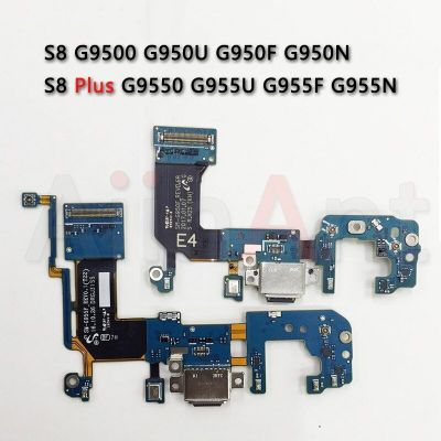 พอร์ตเครื่องชาร์จ Usb สายเคเบิ้ลยืดหยุ่นสำหรับชาร์จแผงวงจรหัวต่อ Samsung Galaxy S8 G950u G950f S8บวก G950n G955u G955n G955f