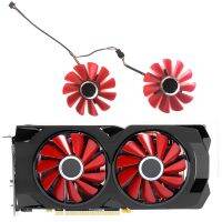 ♚☄❇ New 85mm 4-pin 2PCS FDC10U12S9-C RX480 GPU fan for XFX RX570 RS RX580 RS video graphics card cooling fan