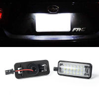 สำหรับ Subaru BRZ Forester Impreza มรดก WRX XV Crosstrek โตโยต้า FT86 GT86 LED ด้านหลังป้ายทะเบียนไฟป้ายทะเบียนไฟ