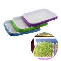 【hot】✈❣◕  1 set Layer Sprouts Plate Tray Planting Dishes Growing wheat seedlings Pots Garden plant tools