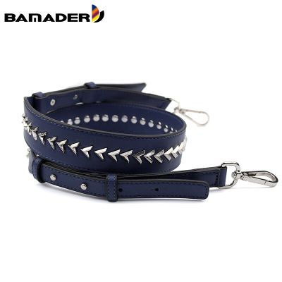 BAMADER Ladies Bag Straps Suitable for Rivet Bags Fashion Shoulder Bag Strap Adjustable Belt Silver Rivet Accessories Bag Straps