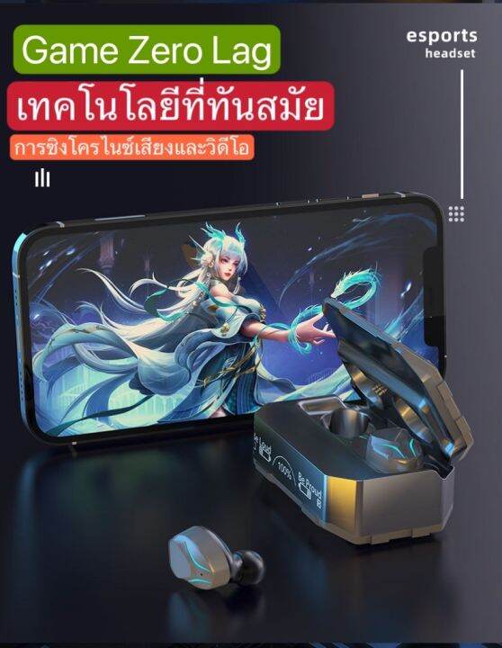 หูฟังบลูทูธ-หูฟังบลูทูธไร้สาย-5-3ของแท้-bluetooth-คุณภาพเสียงระดับ-hifiสุดยอดหูฟังยุคใหม่-ดีไซน์ล้ำเทคโนโลยีล่าสุด