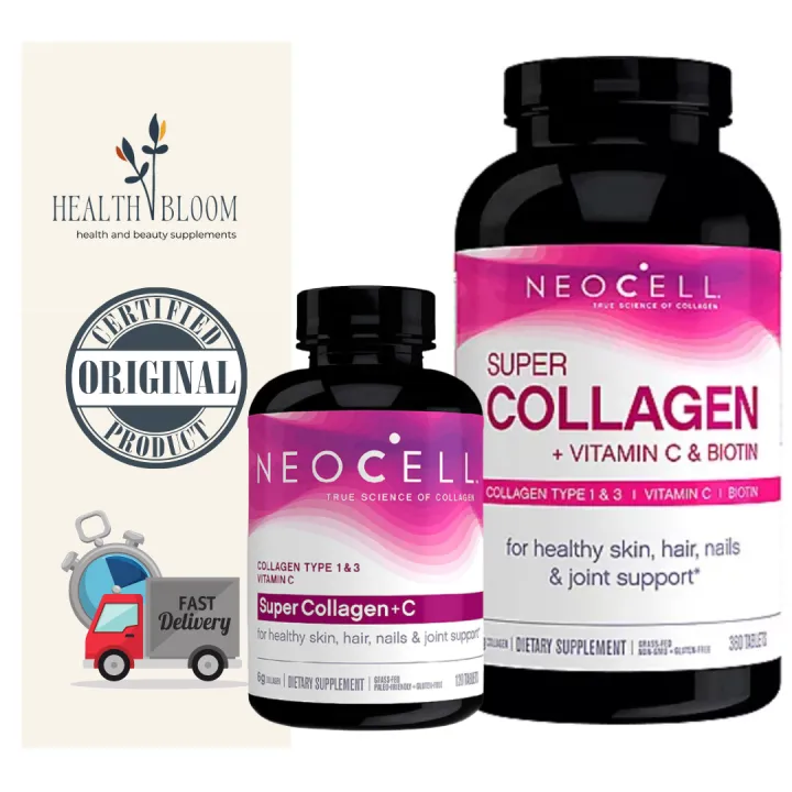 NeoCell Super Collagen Type 1 and 3 plus C, 120/360 tablets Lazada PH