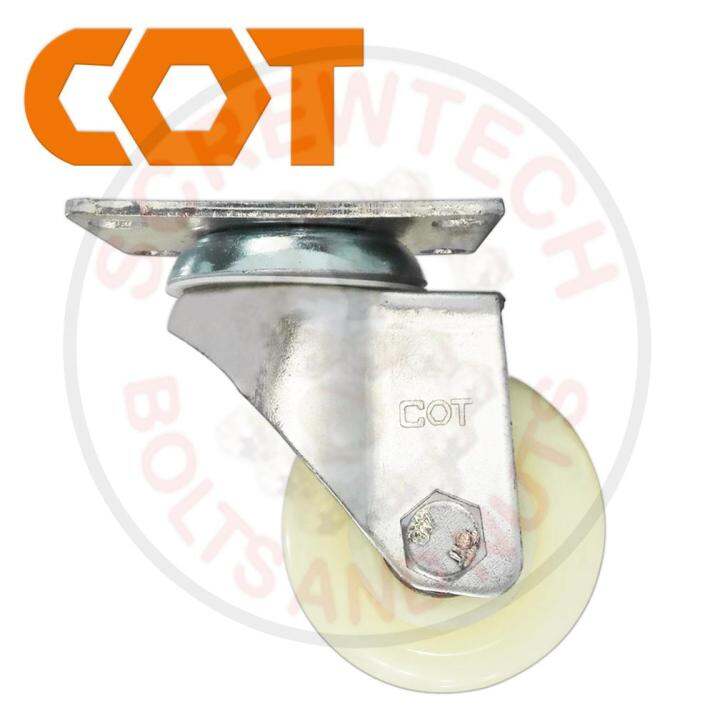 COT HeavyDuty PP Caster Wheel Flat / Swivel 4 Lazada PH