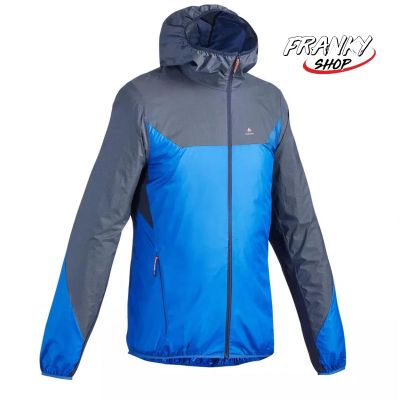 [พร้อมส่ง] เสื้อแจ็คเก็ตกันลมสำหรับใส่เดินป่าแบบเร็ว Mens Fast Hiking Windproof Jacket FH500 Helium Wind