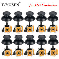 IVYUEEN 10ชุดสำหรับ PlayStation 5 PS5 Controller 3D og Thumb Stick Sensor โมดูล Potentiometer พร้อม ThumbSticks Caps Grips