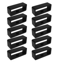 ﺴ☋ 10pcs 20mm Rubber Replacement Watch Strap Band Keeper Loop Security Holder Retainer Ring For Garmin vivoactive3 venu Fenix 5 6 7