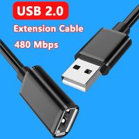 Ekstensi USB 5Gbps USB 3.0 2.0 pria ke wanita kabel ekstensi Data sinkronisasi kecepatan M/F untuk Mouse komputer kawat ekstensi