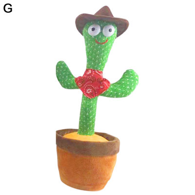 Sanwood®เต้นรำ Cactus Soft ร้องเพลงและเสื้อผ้าสำหรับเต้น Shake เต้นรำตุ๊กตาแคคตัสของเล่นเด็ก