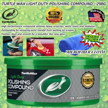 Turtle Wax Polishing Compound (10.5 oz.) & Microfiber Cloth Kit