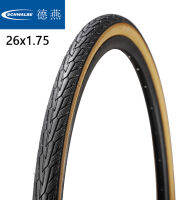 Schwalbe ROAD CRUISER 26er 26*1.75จักรยานเสือภูเขา MTB ยาง26นิ้ว50EPI K-Guard ระดับ3 740G ขี่จักรยานยางสารประกอบสีเขียวใช้ Cruisers Mountain ถนนปั่นจักรยานจักรยาน