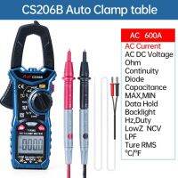 A-BF แคลมป์กระแสตรงกระแสสลับมิเตอร์ออโต้เร้นจ์ NCV True RMS Amperometric Clamp Tester แอมมิเตอร์มัลติมิเตอร์6000นับเก็บประจุ