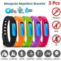 3Pcs Natural Non-toxic Mosquito Insect Repellent Bracelets Wristbands Mosquito Killer Silicone TPU Wristband Summer Mosquito Repellent Bracelet Anti M