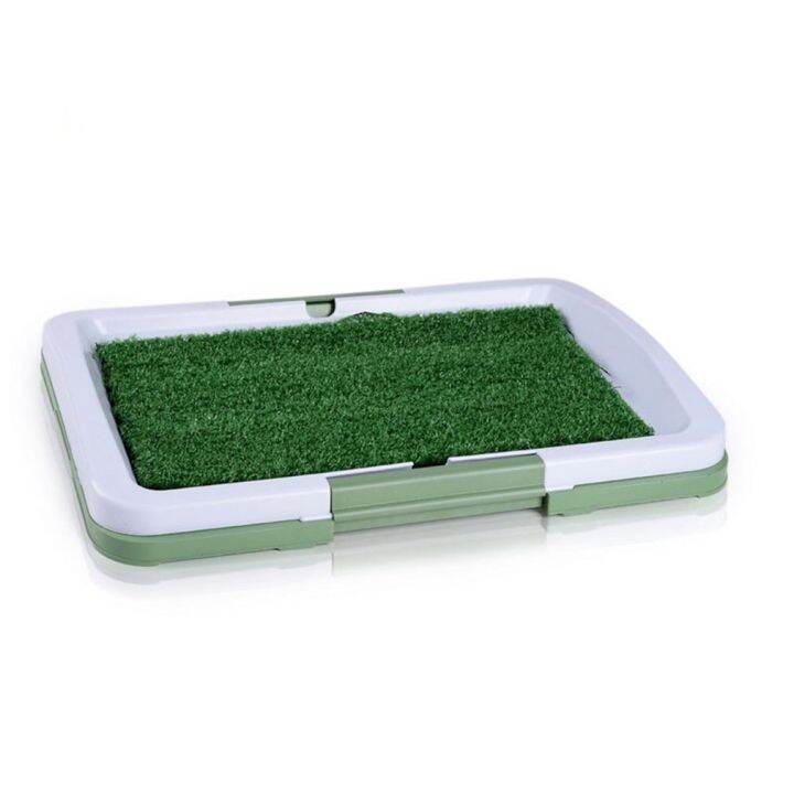 Pet Lawn Toilet Mat Portable Artificial Grass Urinal Pad Indoor Puppy
