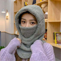 Female Fleece Hat Winter Korean Style Tide Plus Velvet Warm Earmuffs Wool Hats Woman Outdoor Cycling Cold Cap Wholesale Dropship