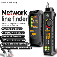 Shockley สายเคเบิล RJ45 RJ11เครื่องติดตามสายหมึกพิมพ์ตัวหาเส้นสายอีเทอร์เน็ตสายเคเบิลเครือข่ายเครื่องทดสอบสัญญาณโทรศัพท์