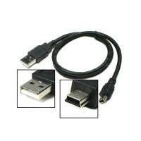 50/80/100cm Black USB 2.0 A Male to Mini USB B Male Cable Adapter 5P OTG V3 Port Adapter USB Extension Charging Cable