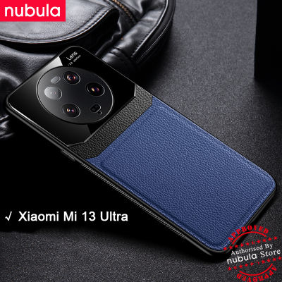 NUBULA เคสโทรศัพท์ Xiaomi Mi 13 Ultra,เคสโทรศัพท์เนื้อแข็งทำจากหนังแท้ทนความร้อนทนความร้อนฝาหลัง Hp Mi 13Ultra เคสป้องกันการกระแทกสำหรับ Xiaomi 13 Ultra