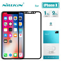 สำหรับ 11 Pro Max แก้ว Nillkin 3D CP Max เต็มฝาครอบกระจกกันรอยหน้าจอสำหรับ XS Max XR X 8 7บวกแก้ว