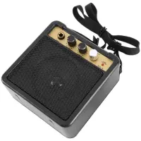 Mini Speaker Small Speaker Black 5W with Back Clip Speaker Guitar Accessories for Acoustic Electric Guitar Accessories Part