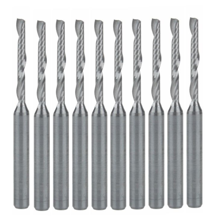 10pcs-3-175-2-17mm-single-flute-bit-carbide-end-mill-set-cnc-router-end-mills-สําหรับการกัดเครื่องตัดไม้