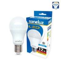 Saneluz 12W E27 [1หลอด] หลอดไฟ LED Bulb ขนาด12W แสงสีขาว Daylight 6500K ขั้วเกลียว E27 6500K หลอดปิงปอง หลอดไฟแอลอีดี ใช้งานไฟบ้าน 220V ปกติ ประกัน 1 ปี by Wealth Mall