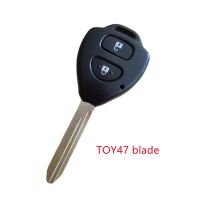 ✻❏ 2 Buttons Remote Control Key Shell for Toyota with TOY47 Blade Car Key Replacement